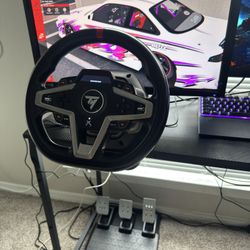 Thrustmaster Wheel Sim Setup + Pedals