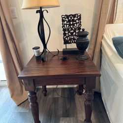 Beautiful, Solid Wood End Tables