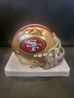 Fred Warner signed MINI helmet