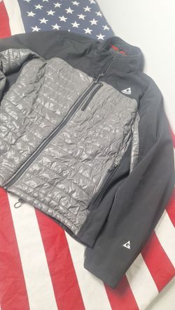 Gerry Men's Gray Black Puffer Jacket in size XXL