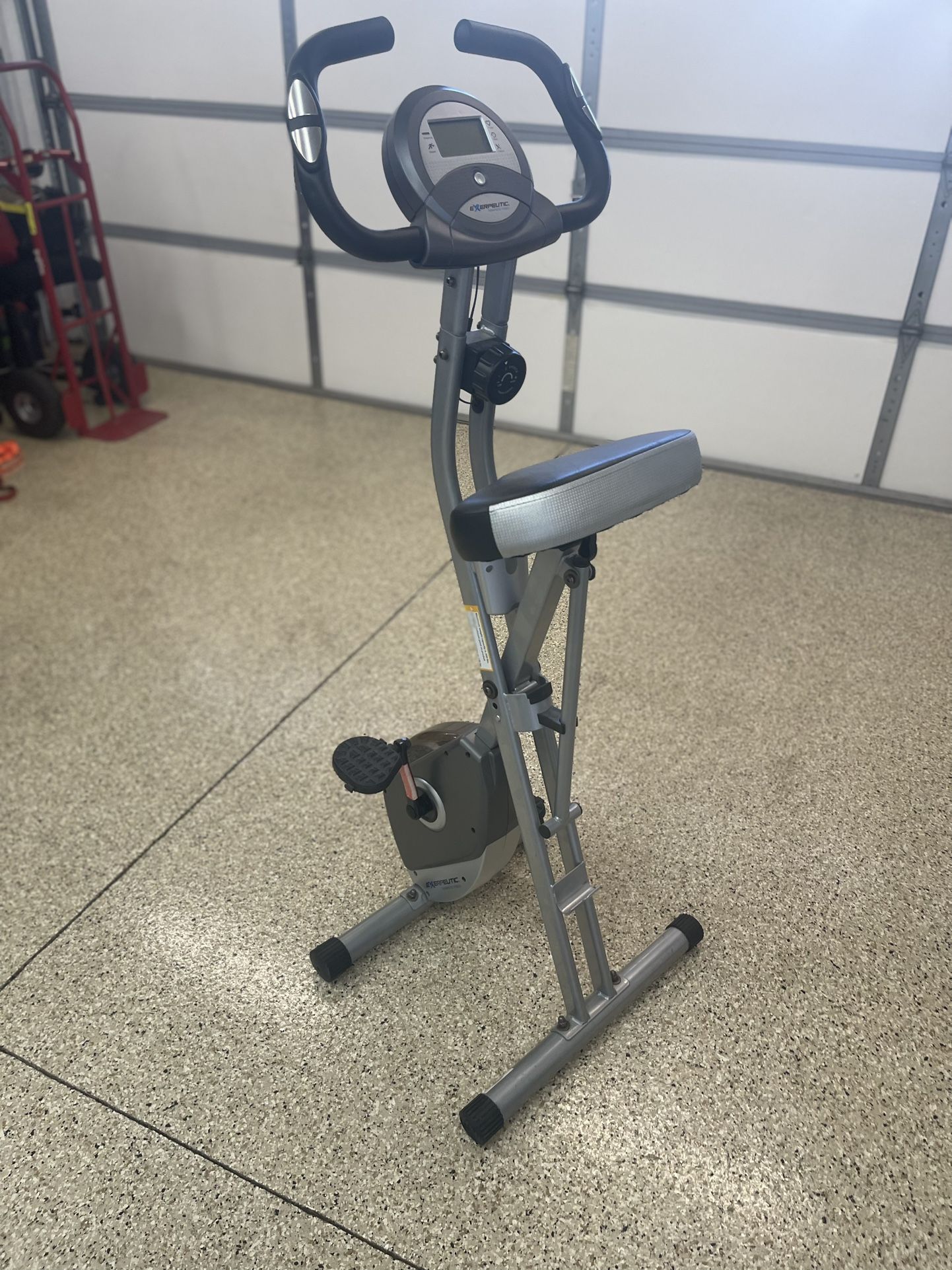 Exerpeutic Foldable Exercise Bike.
