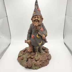 Vintage Tom Clark Resin Gnome "The Wiz" 1983 Number 33 Signed 8.5" Tall