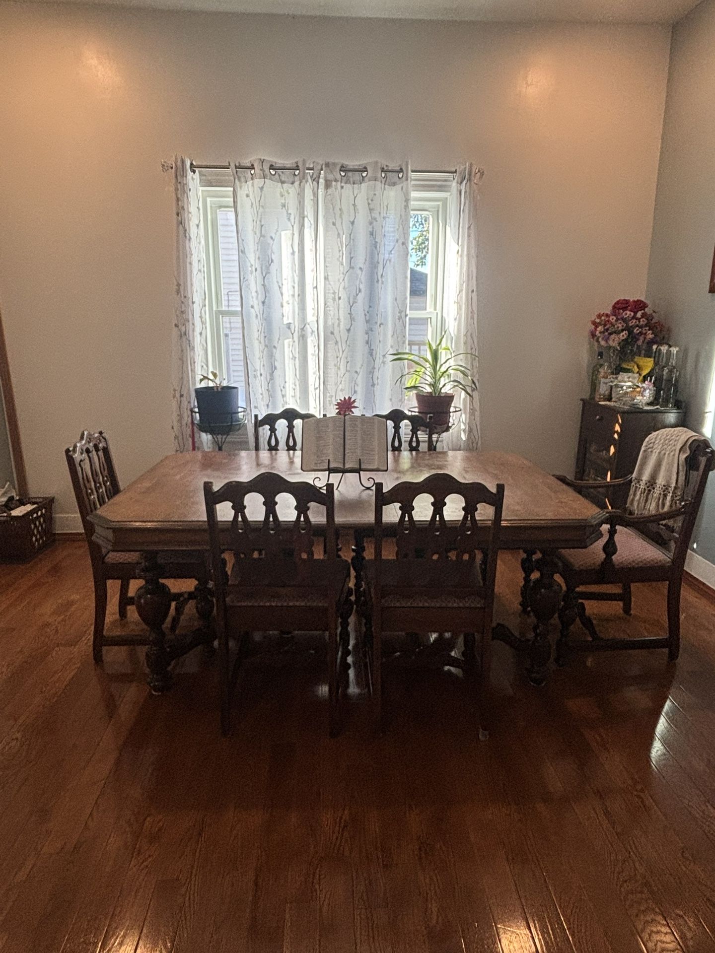65” Vintage Dining Room Table 