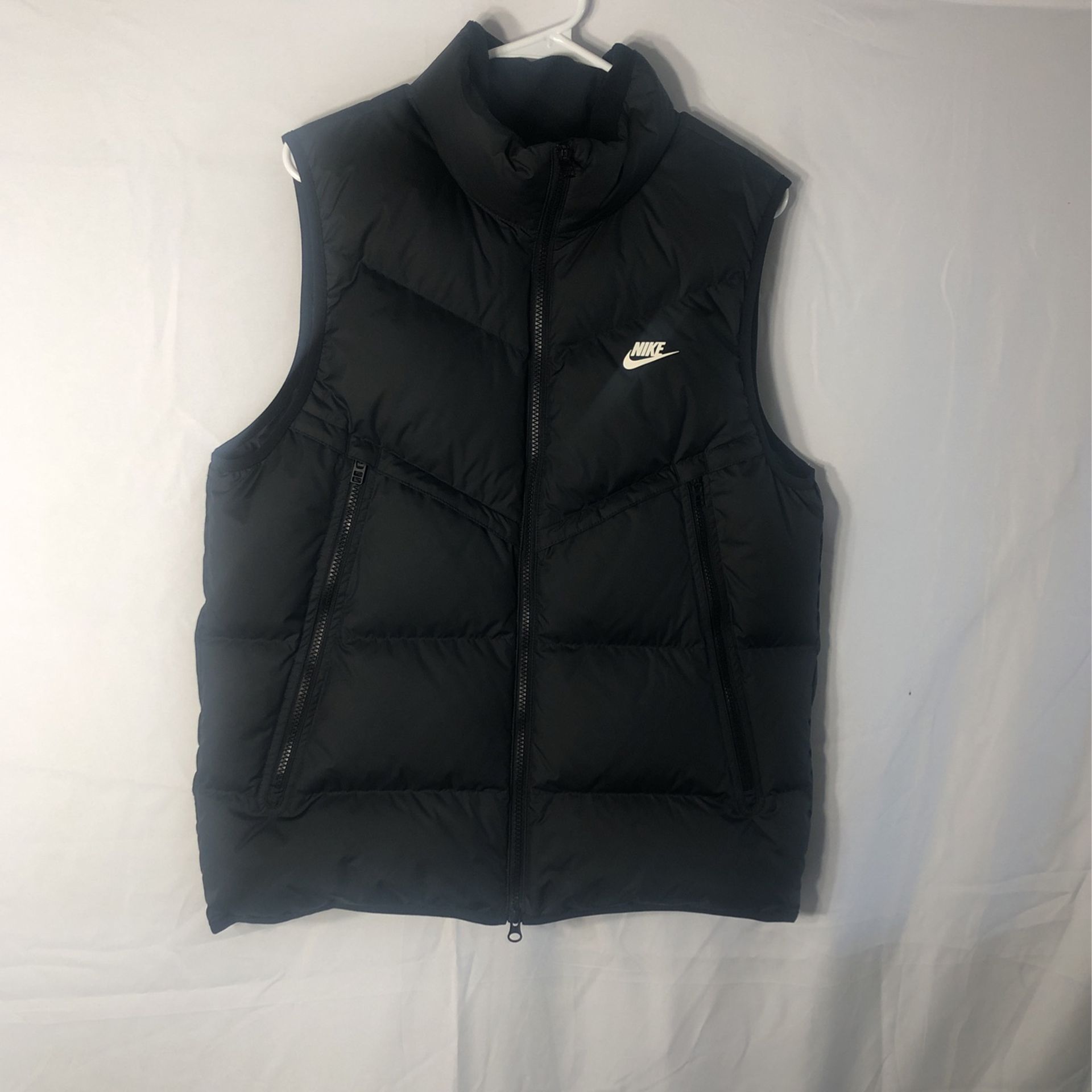 Nike Puffer Vest Black Storm-Fit Windrunner Primaloft Insulated Gilet Men’s Size M