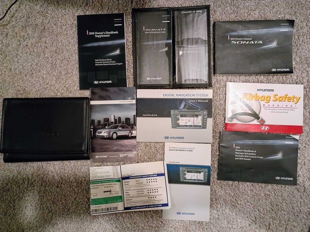  Hyundai Sonata Owners Manual 