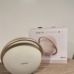 Harman Kardon Onyx Studio 8 Bluetooth Wireless Portable Speaker/ Beige SEALED!