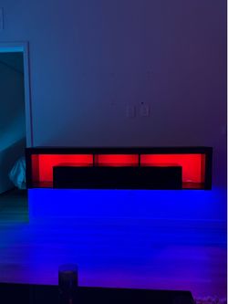 Floating LED Entertainment Unit / TV Console