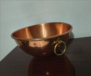 COPPER MIXING BOWL 9" ×5"