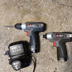 Porter And Cable Screw Gun And Impact Gun