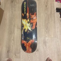 Primitive My Hero Academia Endeavor 8.38 Skateboard Deck New 