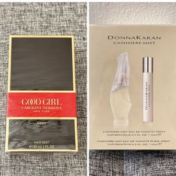 Great Value! A Set Of Good Girl Carolina Herrera Hair Mist + Donna Karen Cashmere Mist Gift Set 
