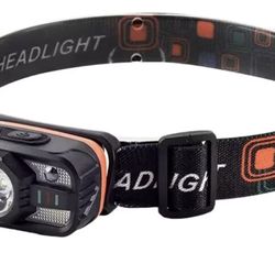 Headlamp Rechargeable - Lumen Super Bright LED | Waterproof Outdoors Headlamp Flashlight | Powerful Motion Sensor Waterproof Light for Hiking Fishing 