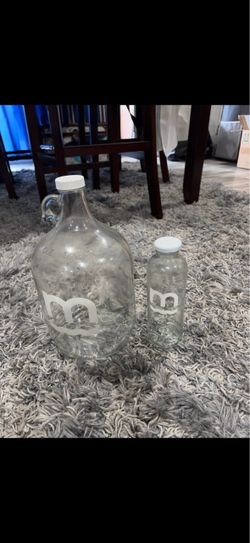 Glass Bottles “6 gallons, 1 16oz”