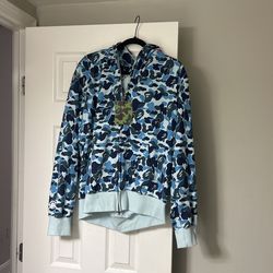 Blue Bape Hoodie