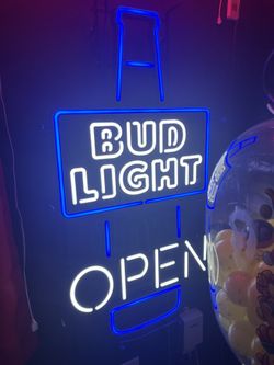 Bud Light Open Led Sign