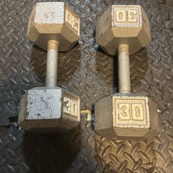 30 Lb Dumbbell Set