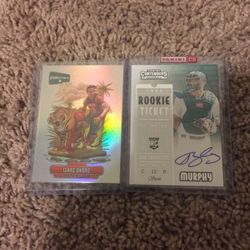 Sean Murphy On Card Auto Rookie Ticket 1999 And Isaac Okoro Downtown Card
