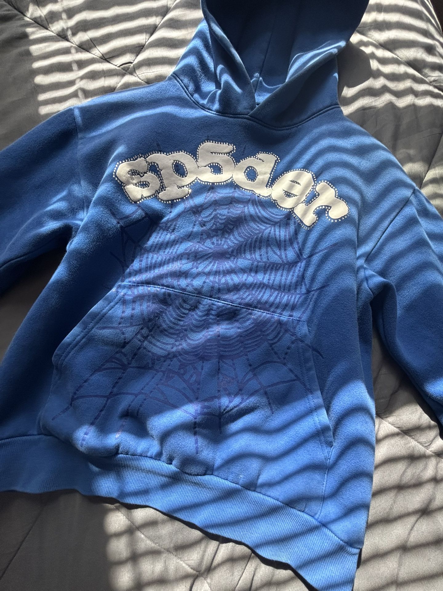 blue spider hoodie