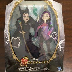 Mal and Maleficient Doll Set