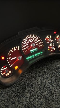 Cluster gauges ODO odometer gm chevy
