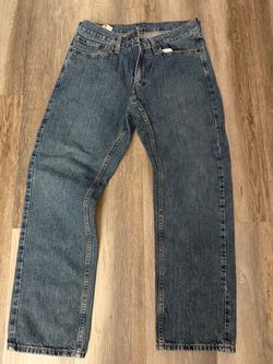 Men's Medium Wash Straight Leg Jeans