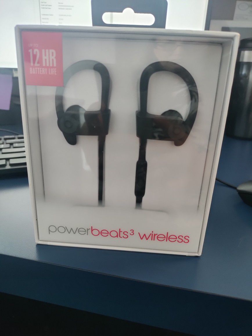 Powerbeats 3 Black Wireless 