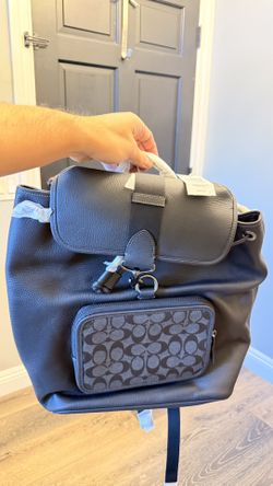 Coach Backpack Leather Signature C9864 Sullivan