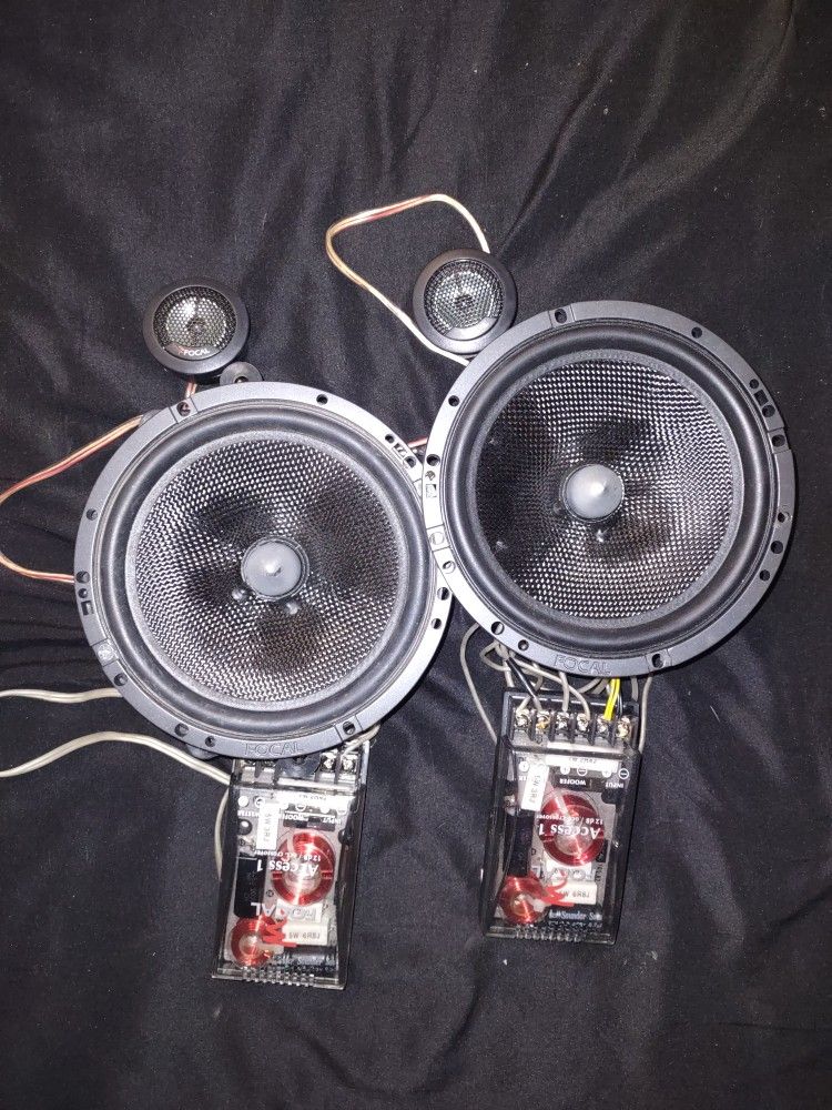 Focal 165A1 6.5" 120W 2 Way Component Speaker System