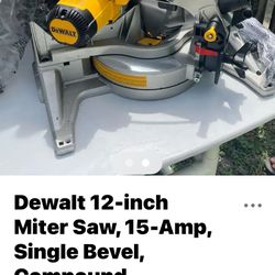 Dewalt 12” Miter Saw