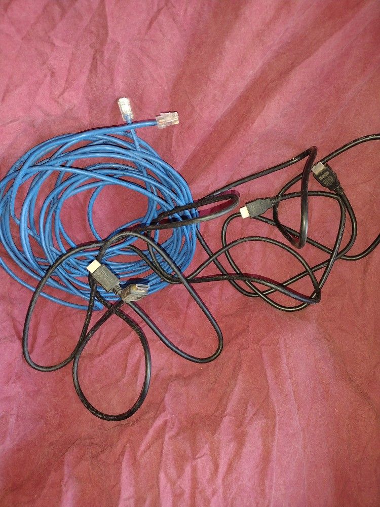HDMI AND INTERNET CABLES SET