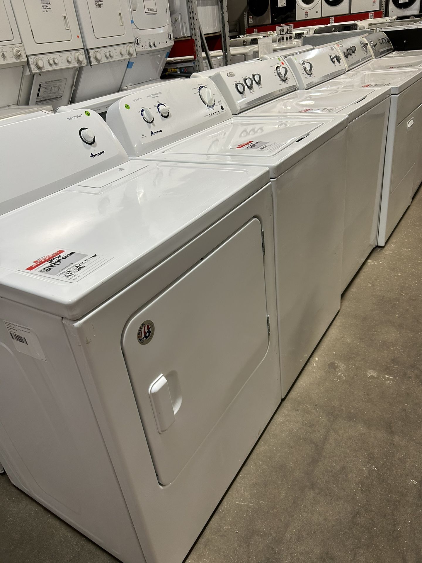 Top Load Washers And Dryers - Preowned