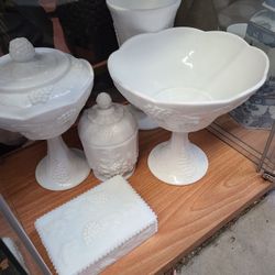 Milk Glass Dishes
