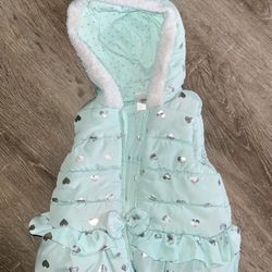 Little Me Puffer Vest 24 Months for girl