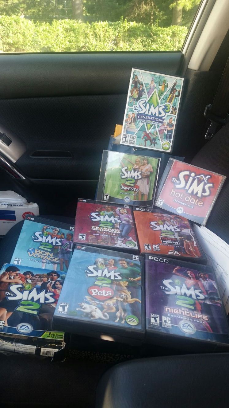 Sims games $10 each