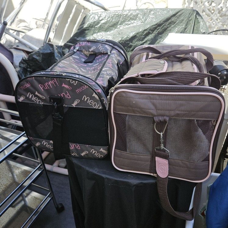 2 PET CLOTH CARRIERS SMALL $19 EACH