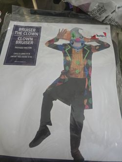 Halloween Costume  Bruiser the clown