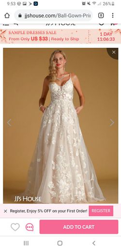 Jjs House Wedding Dress Never Worn For Sale In Reno Nv Offerup