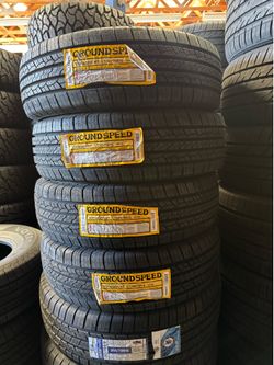LT245/75/16 Groundspeed HT 4 NEW TIRES INSTALLED AND BALANCED INCLUDED