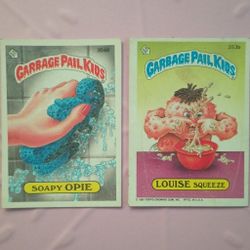 (2) Garbage Pail Kids Cards
