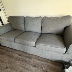 Dark Grey Sofa W Removable Cover