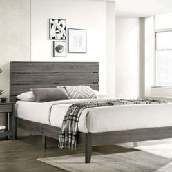 QUEEN BED FRAME MATTRES SOLD SEPARATELY NEW IN BOX ☎️1714586,2564