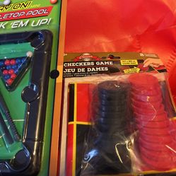 Two Game For Kids Checkers And Rack ‘Em Up L