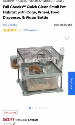 Cage for hamster
