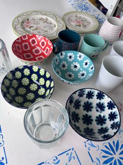 Cups and plates
