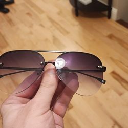 Rimless Women's Aviator Sunglasses