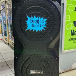 Bluetooth Speaker With Free Disco Light 