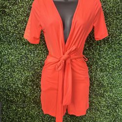 Peach Romper 