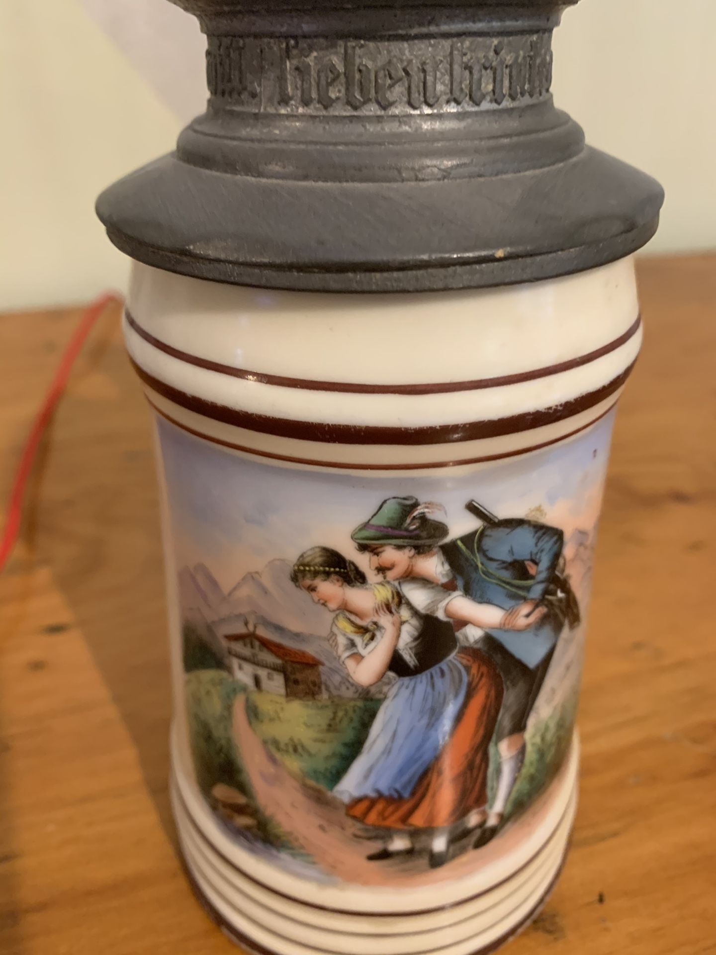 Antique lithophane stein circa 1880