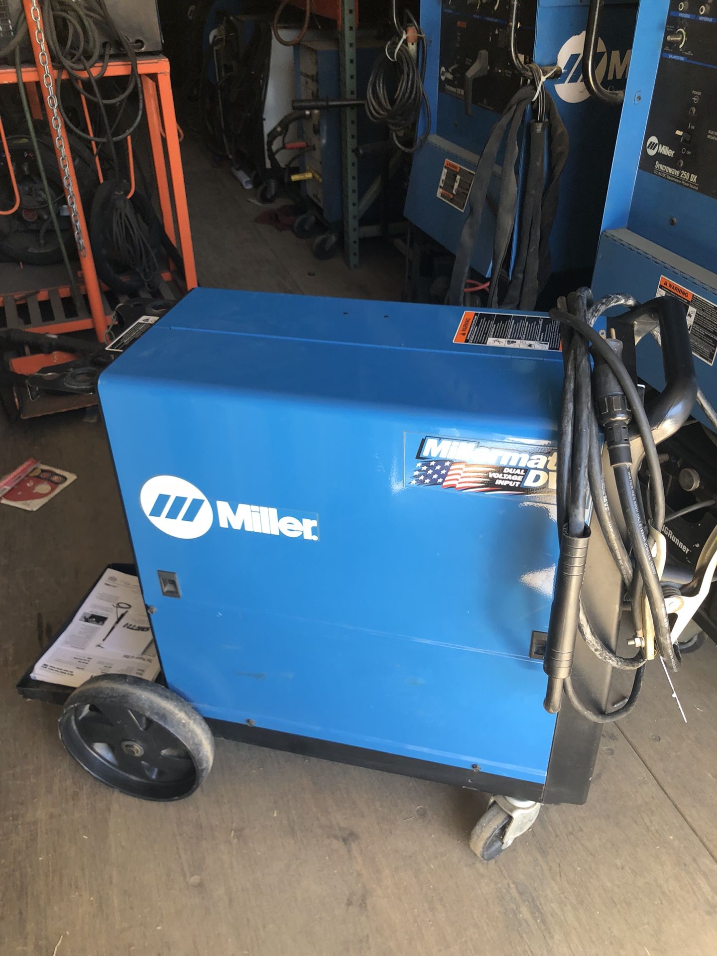 Miller millermatic DVI dual voltage 210amp MiG welder for Sale in