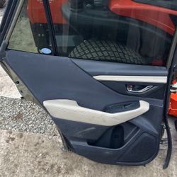 2020 Subaru Outback Rear Left Door. 